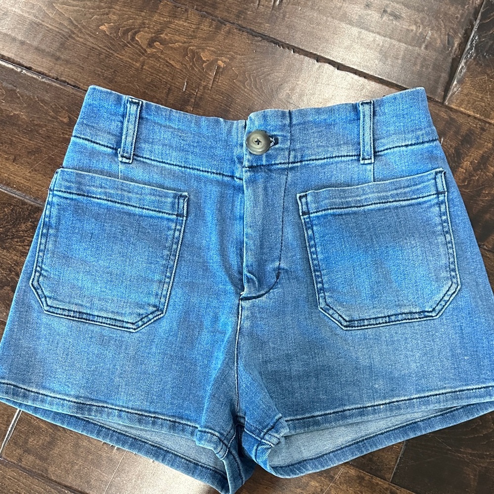 Maeve Blue Denim Jean Shorts